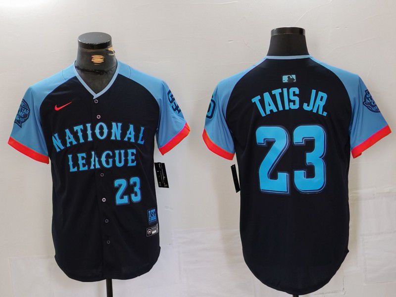 Men San Diego Padres #23 Tatis jr Blue All star 2024 Nike MLB Jersey style 2->san diego padres->MLB Jersey